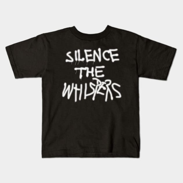 Silence the Whispers Kids T-Shirt by RobinBegins